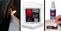 PEC PADS 10 x 10cm Cleaning Wipes 100 Pack by JUST