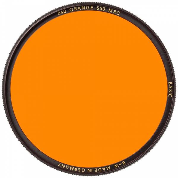 B+W 86mm BASIC Orange 550 MRC Filter (040M)