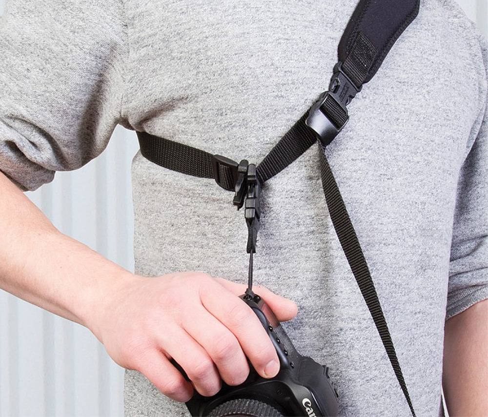 OpTech Utility Strap Sling XL Quick-Adjust in Black | Hilton Photographic