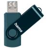 Hama 'Rotate' 64GB USB Flash Drive in Petrol Blue