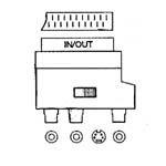 SCART Input / Output adapter