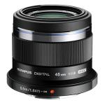 Olympus M.ZUIKO DIGITAL 45mm f1.8 Lens (Black)