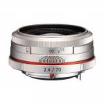 Pentax HD DA 70mm F2.4 Limited Lens in Silver