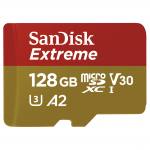 SanDisk Extreme MicroSDXC 128GB UHS-I 160 MB/s Memory Card + Adaptor