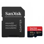 SanDisk Extreme Pro Micro SDXC 512Gb UHS-I 170 MB/s Memory Card + Adaptor