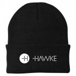 Hawke Binoculars Black Knitted Beanie Hat