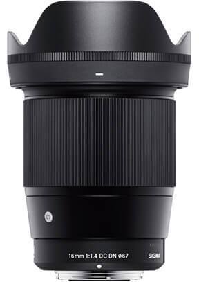 Sigma 16mm F1.4 DC DN C Sony E-Mount Fit