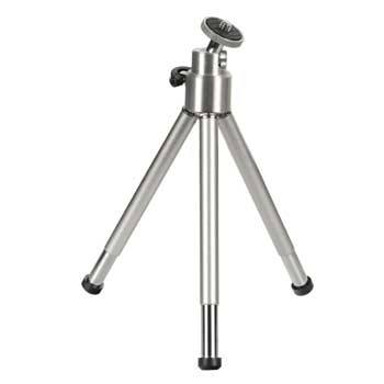 Mini Tripod with Ball Tilt Head, silver