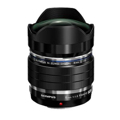 Olympus M.ZUIKO DIGITAL ED 8mm f1.8 Fisheye PRO Lens (Black)