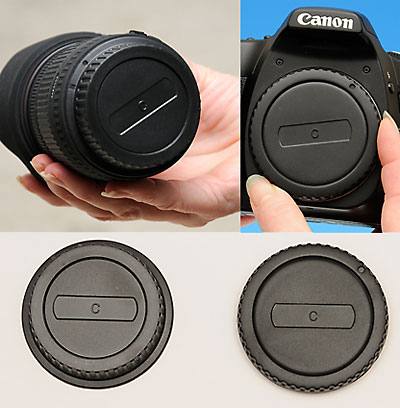 Body & Rear Lens Cap Combo Canon