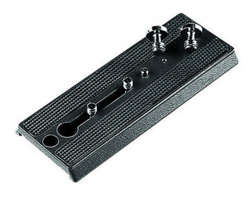 Manfrotto 357PLV-1 Sliding Plate With 2 x 1/4 And 2 x 3/8 Inch Screws