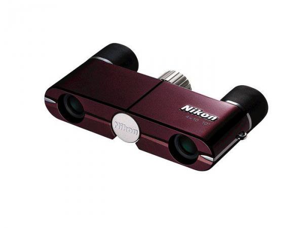 Nikon 4x10 DCF Binoculars in Burgundy