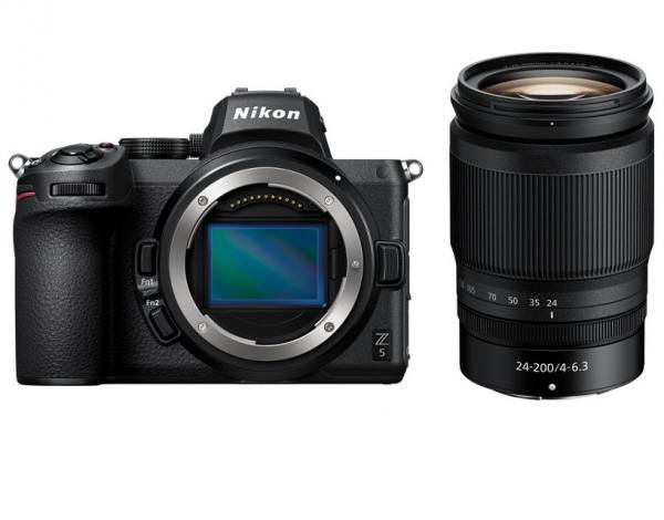 Nikon Z 5 Digital Camera Body With 24-200mm Lens in Black