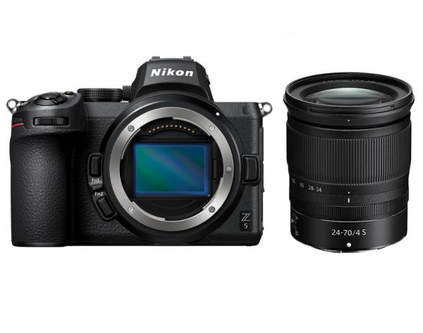 Nikon Z 5 Digital Camera Body With 24-70mm F4 Lens in Black
