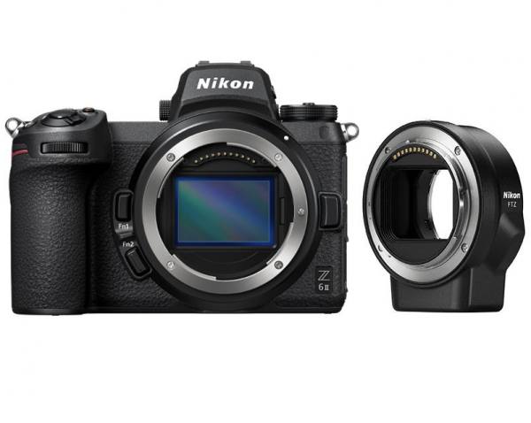 Nikon Z 6II Digital Camera Body Only With Mount Adapter in Black