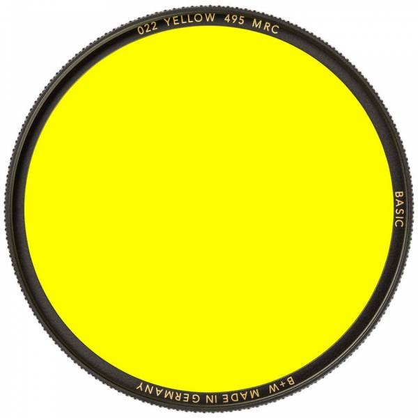 B+W 46mm BASIC Yellow 495 MRC Filter (022M)