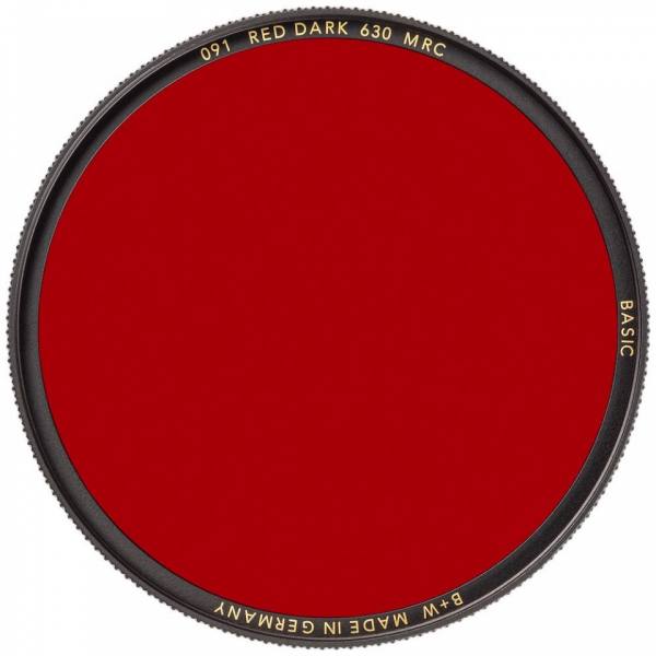 B+W 67mm BASIC Dark Red 630 MRC Filter (091M)