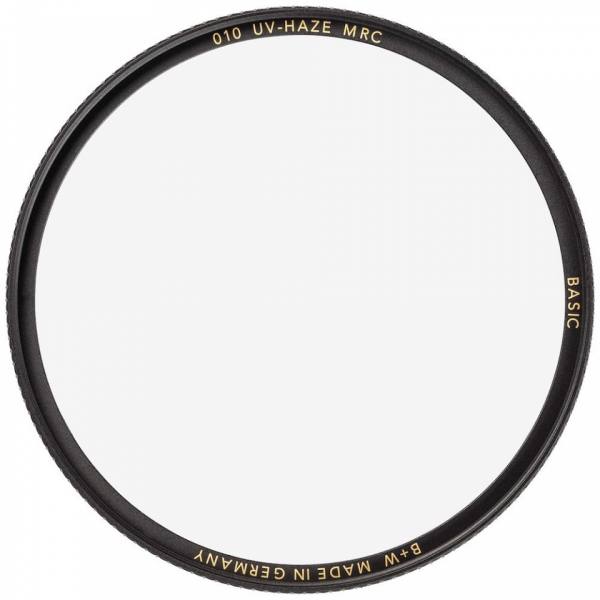 B+W 77mm BASIC 010 Clear UV Haze MRC Filter (010M)