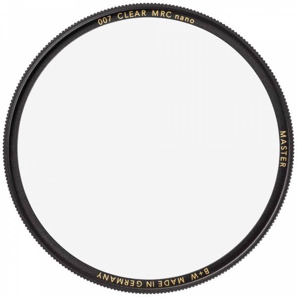 B+W 62mm MASTER 007 Clear Protection MRC Nano Filter (007M)