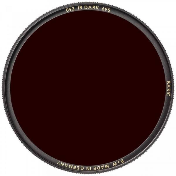 B+W 43mm BASIC IR Dark Red 695 Filter (092)