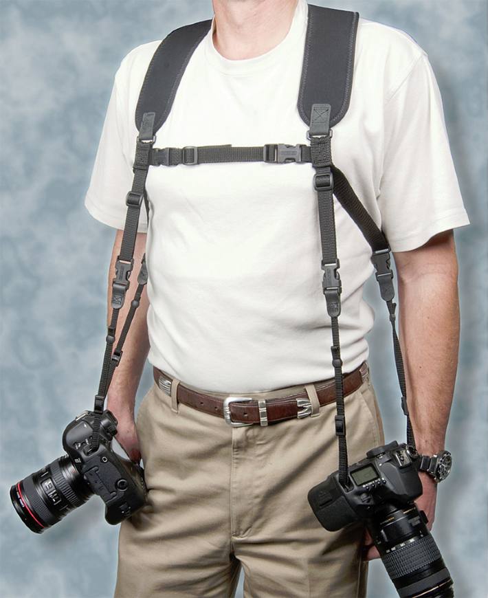 OpTech Dual Harness Regular in Black | Hilton Photographic